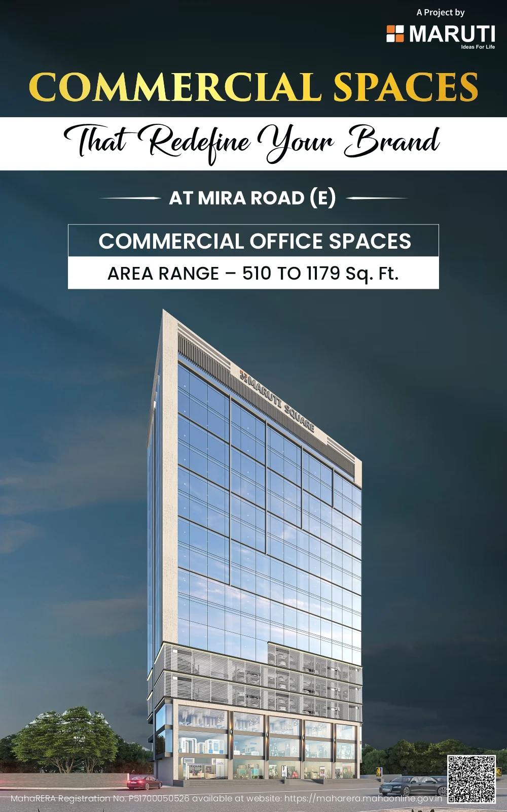 Discover Maruti Square: Modern Commercial Offices in Mira Road East